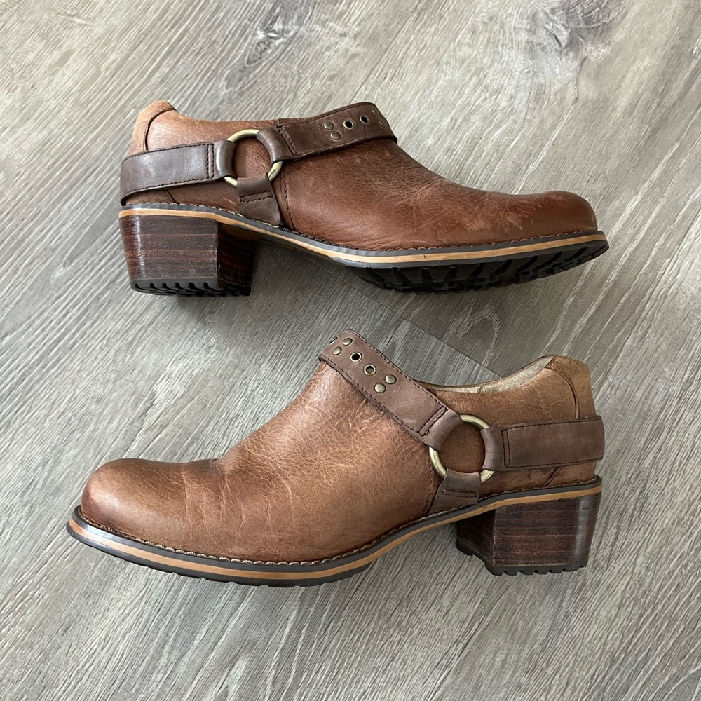 Red Wing Ankle Short Heel Slip On Leather Booties Women’s 8M